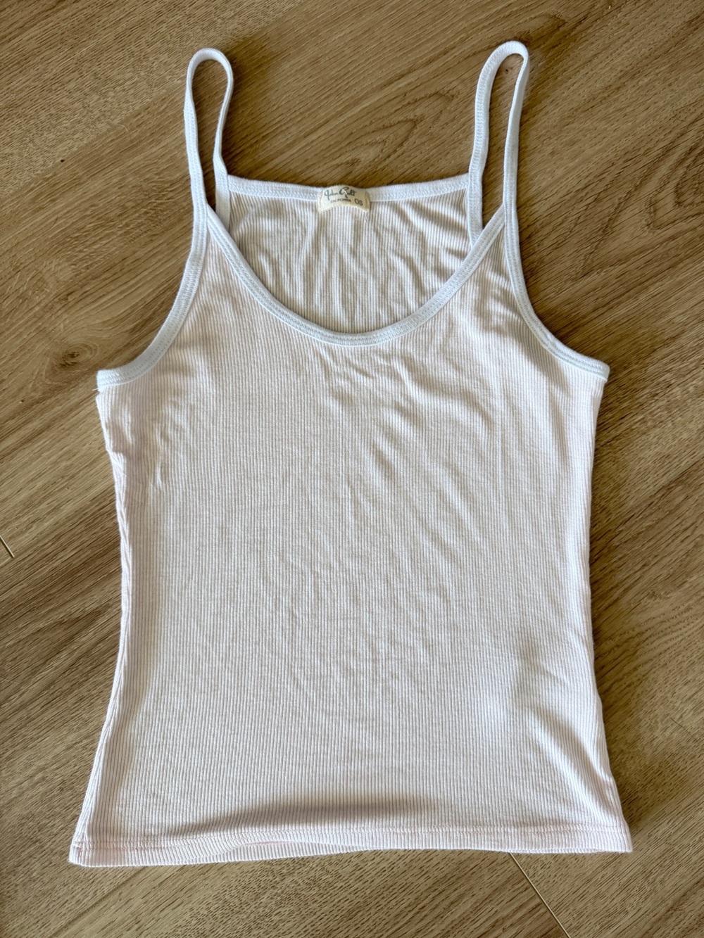 Brandy Melville Ribbed Baby Pink Tank Top